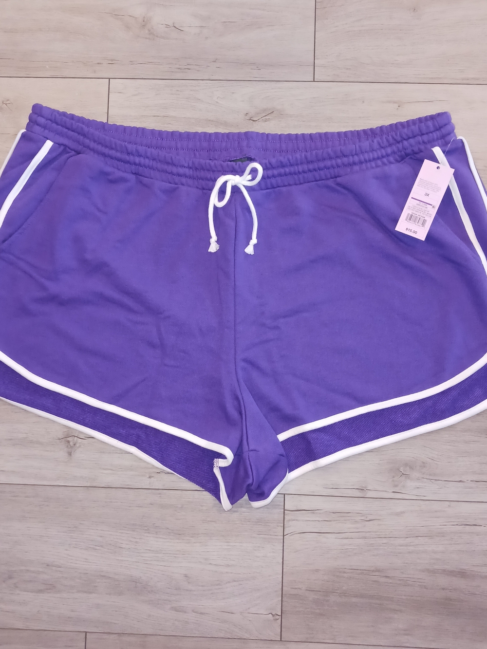 Retro Purple Athletic Shorts